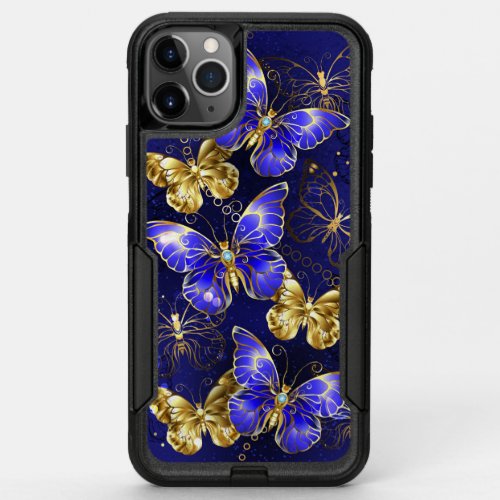 Composition with Sapphire Butterflies OtterBox Commuter iPhone 11 Pro Max Case