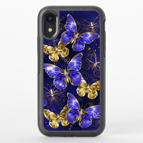 Composition with Sapphire Butterflies OtterBox Symmetry iPhone XR Case