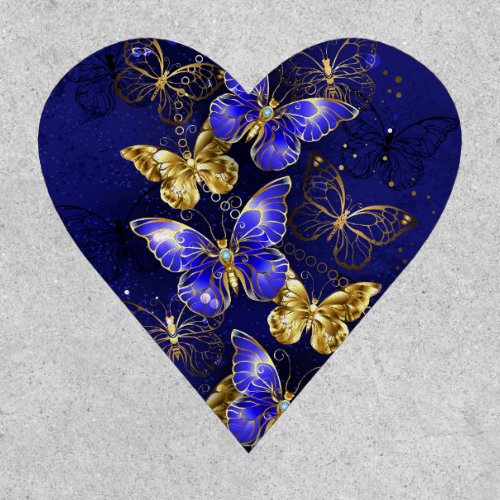 Composition with Sapphire Butterflies Patch