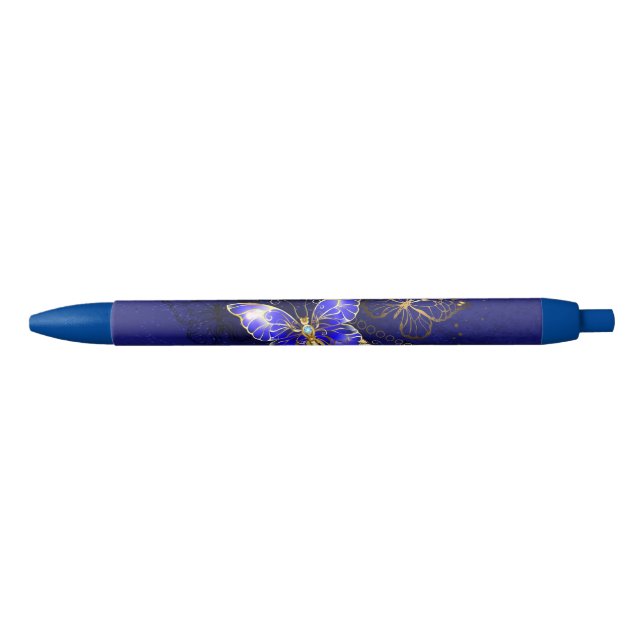 Composition with Sapphire Butterflies Pen (Front)