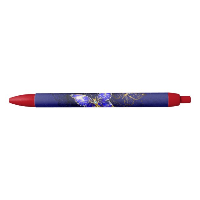 Composition with Sapphire Butterflies Pen (Front)