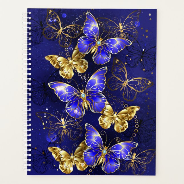 Composition with Sapphire Butterflies Planner (Front)