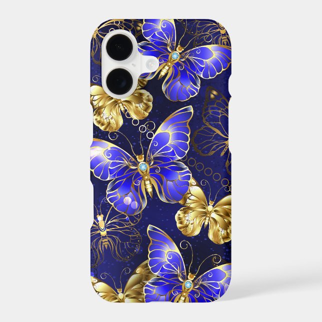 Composition with Sapphire Butterflies Samsung Galaxy Case (Back)