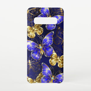 Composition with Sapphire Butterflies Samsung Galaxy S10 Case
