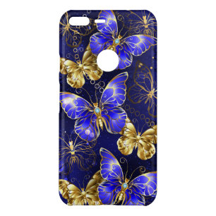 Composition with Sapphire Butterflies Uncommon Google Pixel XL Case