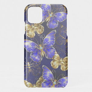Composition with Sapphire Butterflies iPhone 11 Case