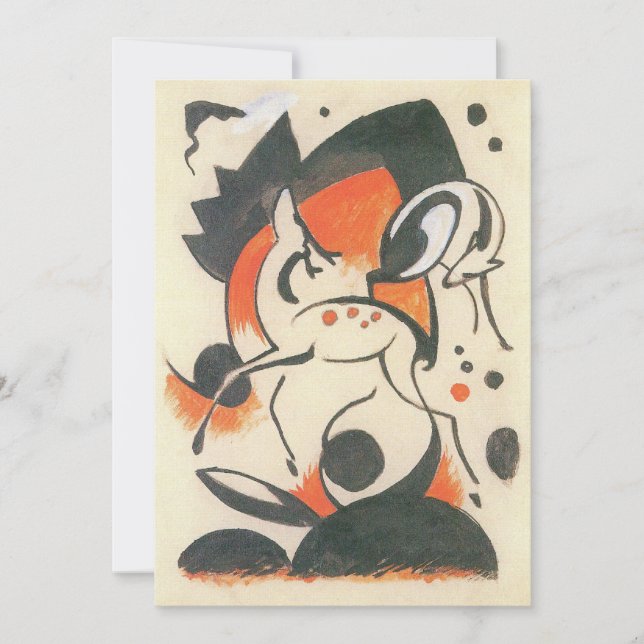 Composition with Two Deer by Franz Marc (Front)