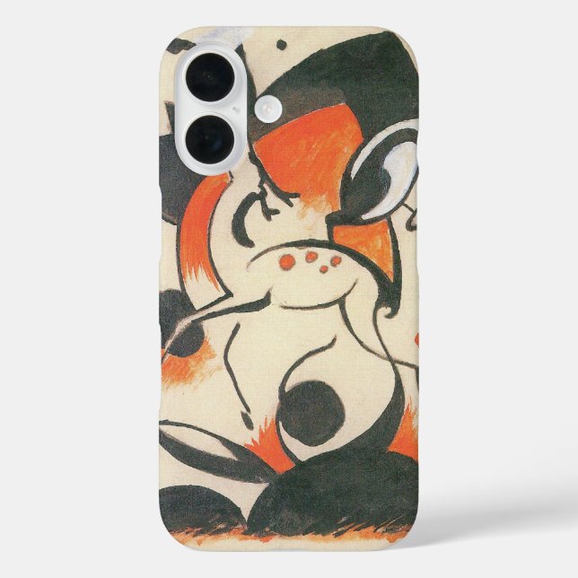 Composition with Two Deer by Franz Marc Case-Mate iPhone Case (Back)