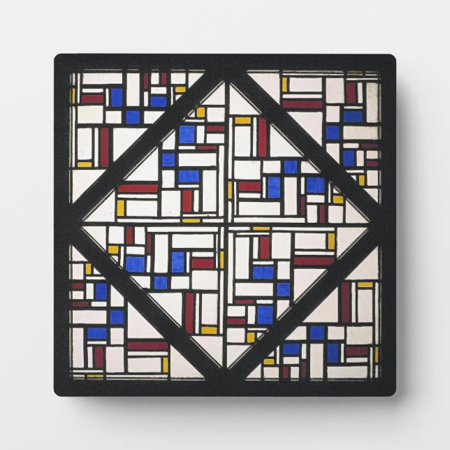 Composition with Window with Coloured Glass Plaque (Front)