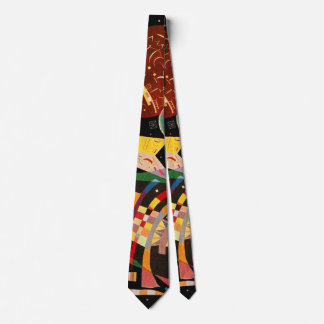 Composition X Biomorphic Abstraction - Kandinsky Neck Tie