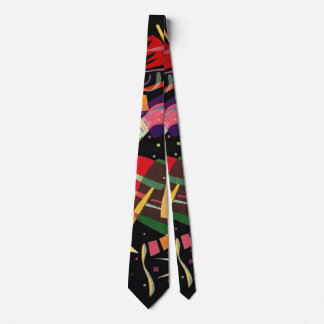 Composition X Biomorphic Abstraction - Kandinsky Neck Tie