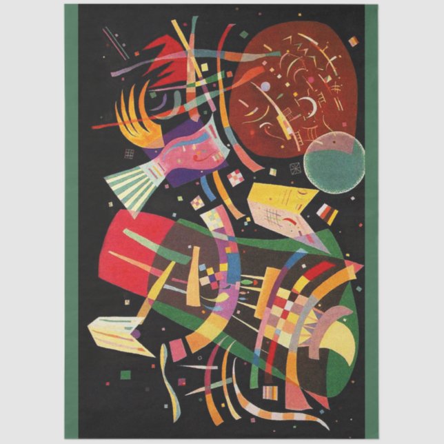 Composition X Biomorphic Abstraction - Kandinsky Tissue Paper (Front)