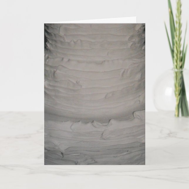 "Compositional Abstraction Cake" Birthday Card (Front)