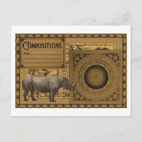 Compositions Postcard