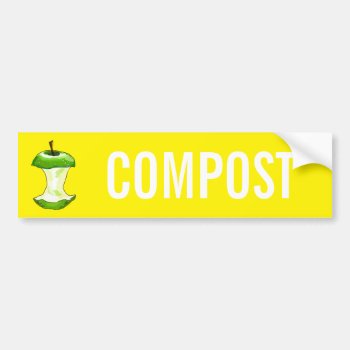 Compost Bumper Sticker by jetglo at Zazzle