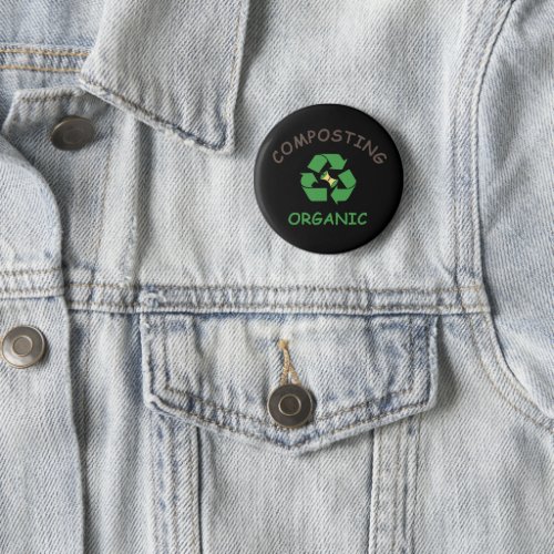 compost composting composter organic farming button