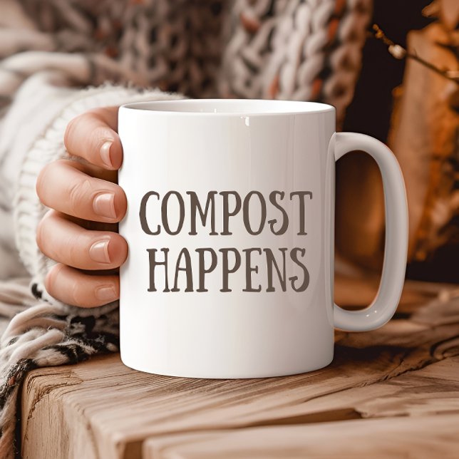 compost happens composter coffee mug (Creator Uploaded)
