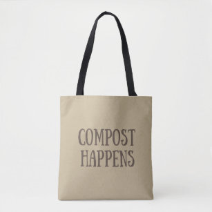 compost happens composter tote bag