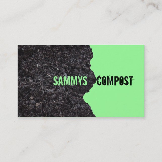 Composting business cards (Front)
