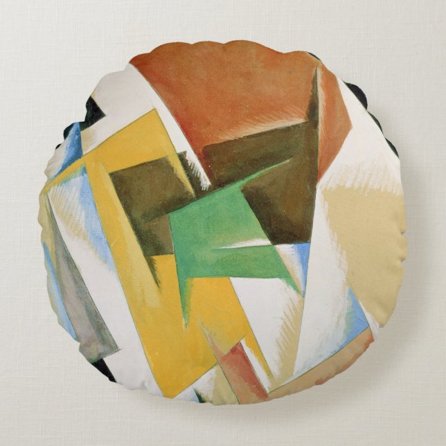 Compostion, 1921 round pillow (Front)