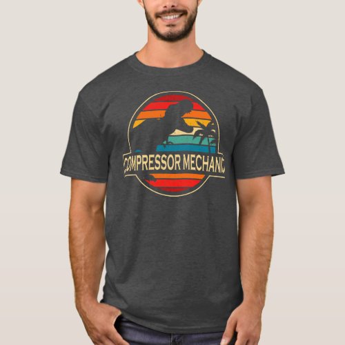 Compressor Mechanic Dinosaur T_Shirt