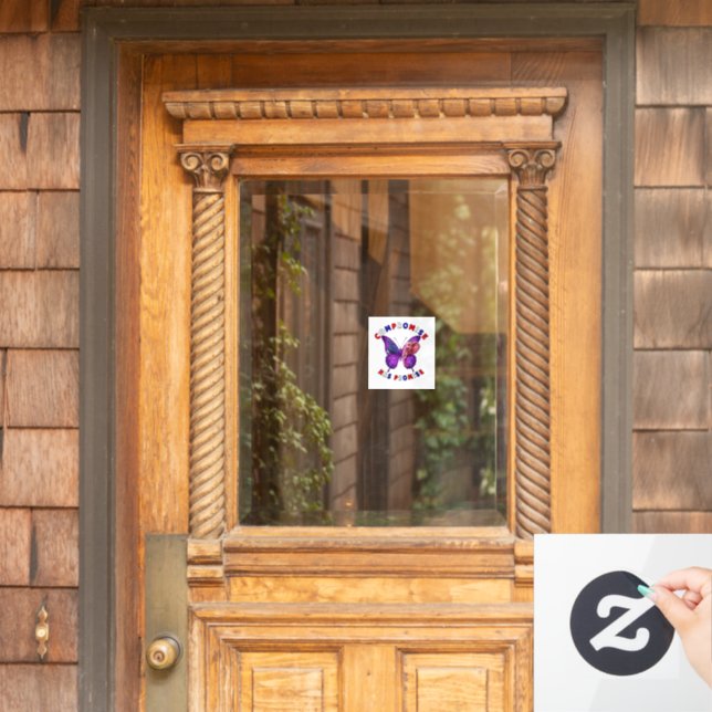 Compromise Has Promise Window Cling (Home Door)