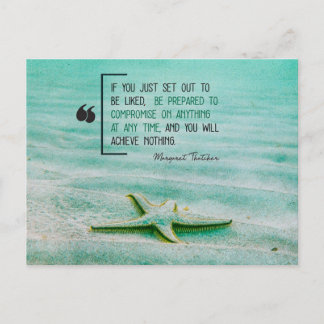 Compromise On Anything Announcement Postcard