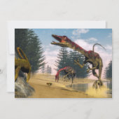 Compsognathus dinosaurs - 3D render (Front)