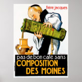 Comptoir Des Viandes Vintage Food Ad Art Poster Zazzle Com