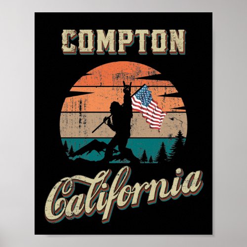 Compton California Poster