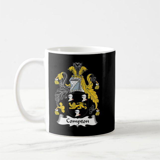 Compton Coat of Arms  Family Crest  Coffee Mug (Left)