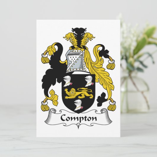 Compton Family Crest (Standing Front)