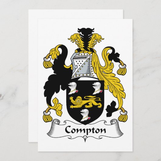 Compton Family Crest (Front/Back)