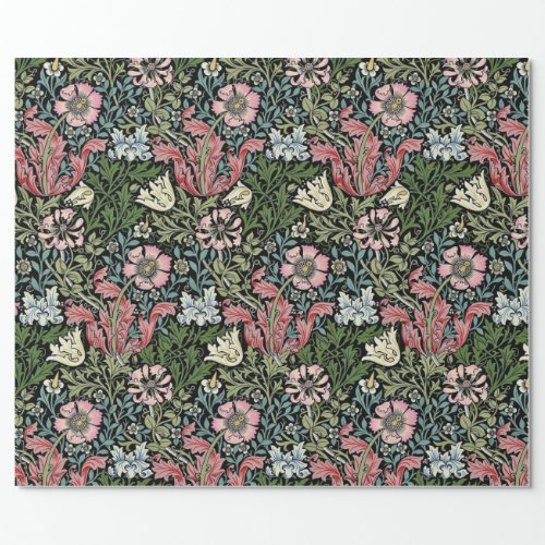 COMPTON FLORAL IN SPRING FESTIVAL _ WILLIAM MORRIS WRAPPING PAPER