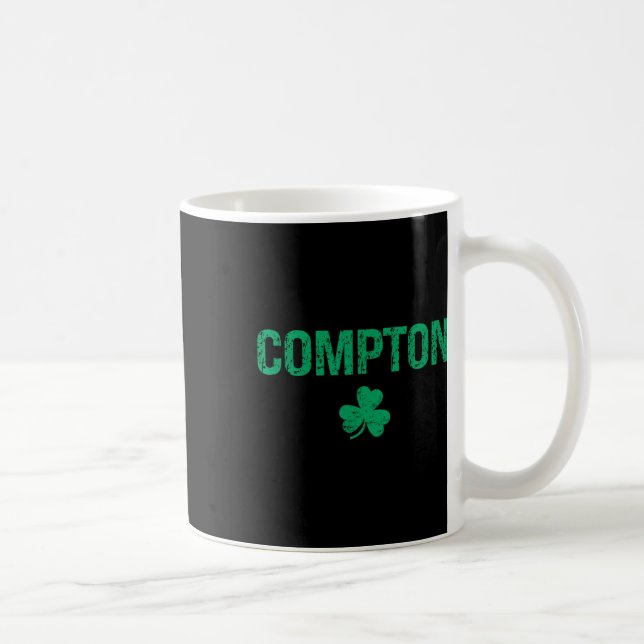 Compton Irish Shamrock St Patrick's Day  Coffee Mug (Right)
