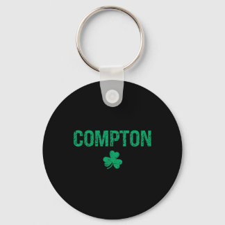 Compton Irish Shamrock St Patrick's Day  Keychain