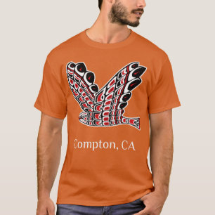 Compton Redailed Hawk Native American Bird of Prey T-Shirt