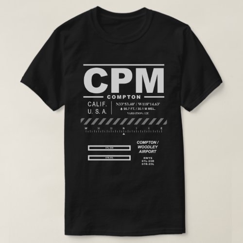 Compton  Woodley Airport CPM T_Shirt