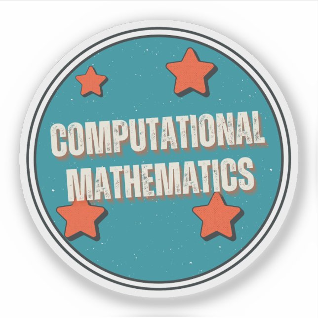 Computational Mathematics Sticker (Front)