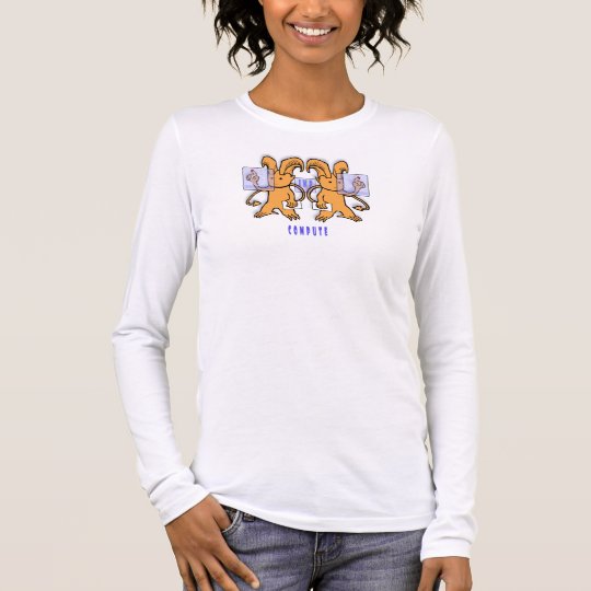 compute Imps T shirt. Long Sleeve T-Shirt