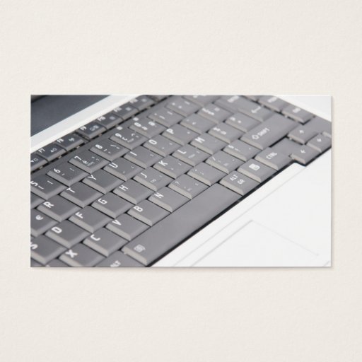Customizable computer business card templates