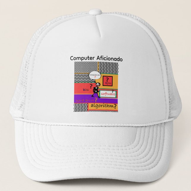 Computer Aficionado Logo Trucker Hat (Front)