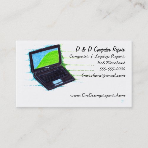 Computer and Tech Business Card