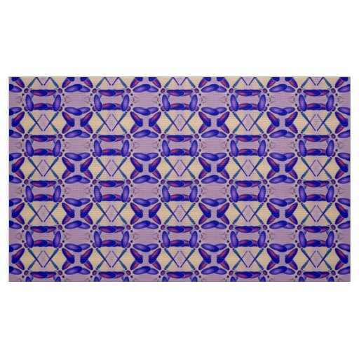 Computer Art Dragonfly (purple) Fabric