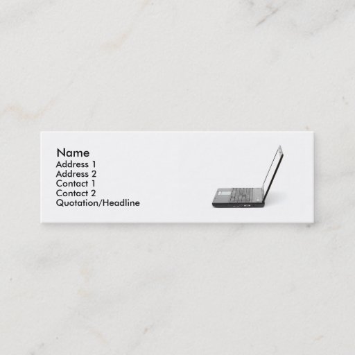 Customizable Computer Business Card