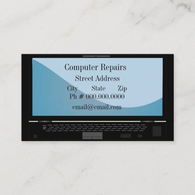 Computer Business Card (Front)