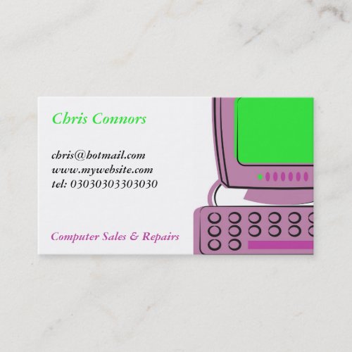Computer Business Card Templates