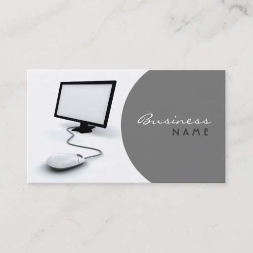 Customizable Computer Business Card