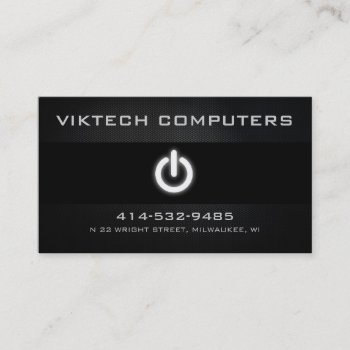 Computer Business Cards by Jonathan2602 at Zazzle