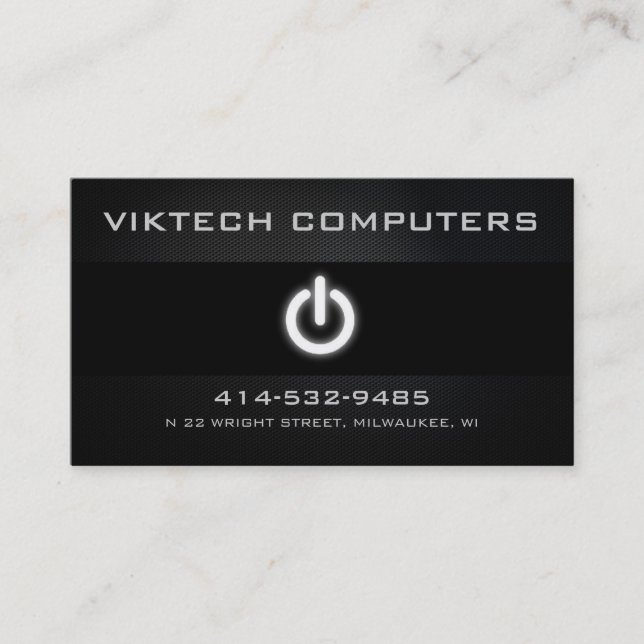 Computer Business Cards (Front)